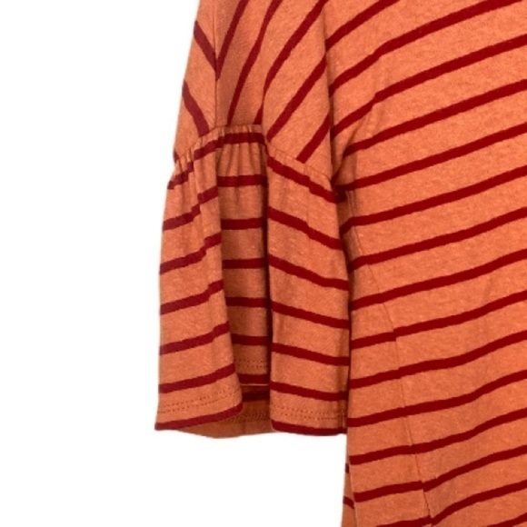 MADEWELL Flare Bell Short Sleeve Blouse Size XXS - Picture 4 of 4